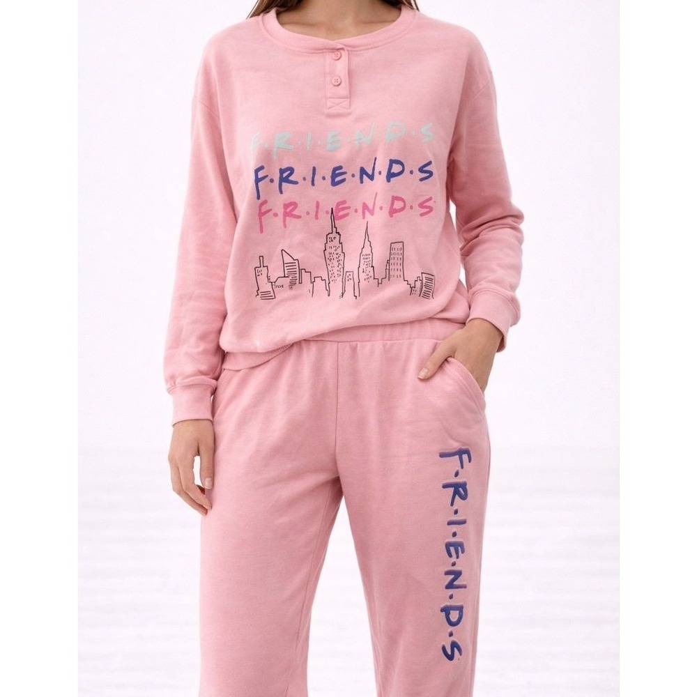 Friends‎ The Television Series Pink Sweatshirt and Jogger Pants Set Size M